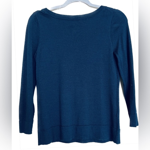 Ann Taylor LOFT - Rhinestone jeweled wool blend sweater - Picture 3 of 6